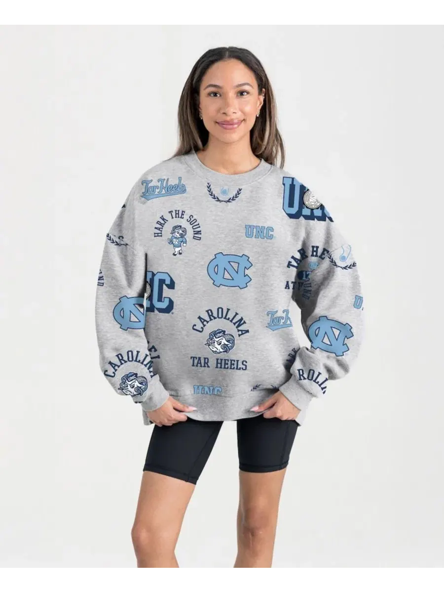 Флисовый свитшот с принтом Always on Repeat Gameday Couture