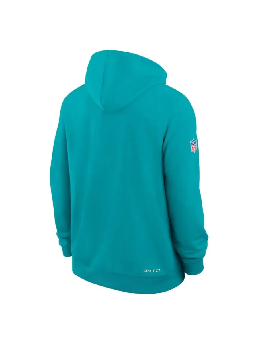 Худи с капюшоном Nike Dri-FIT Standard Issue — изображение 3 из 3, голубой