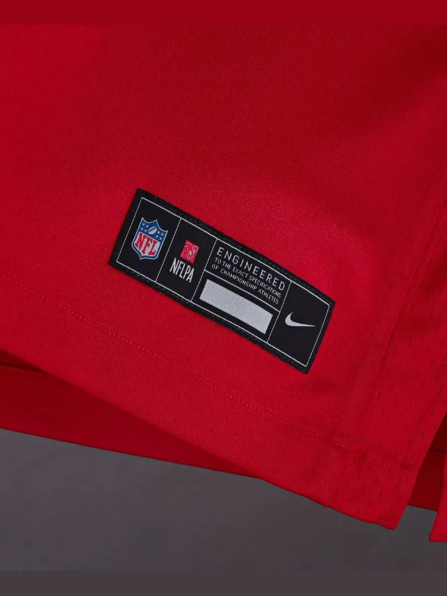 Игровая футболка A.J. Terrell Red Atlanta Falcons Game Jersey Nike — изображение 2 из 6, красный