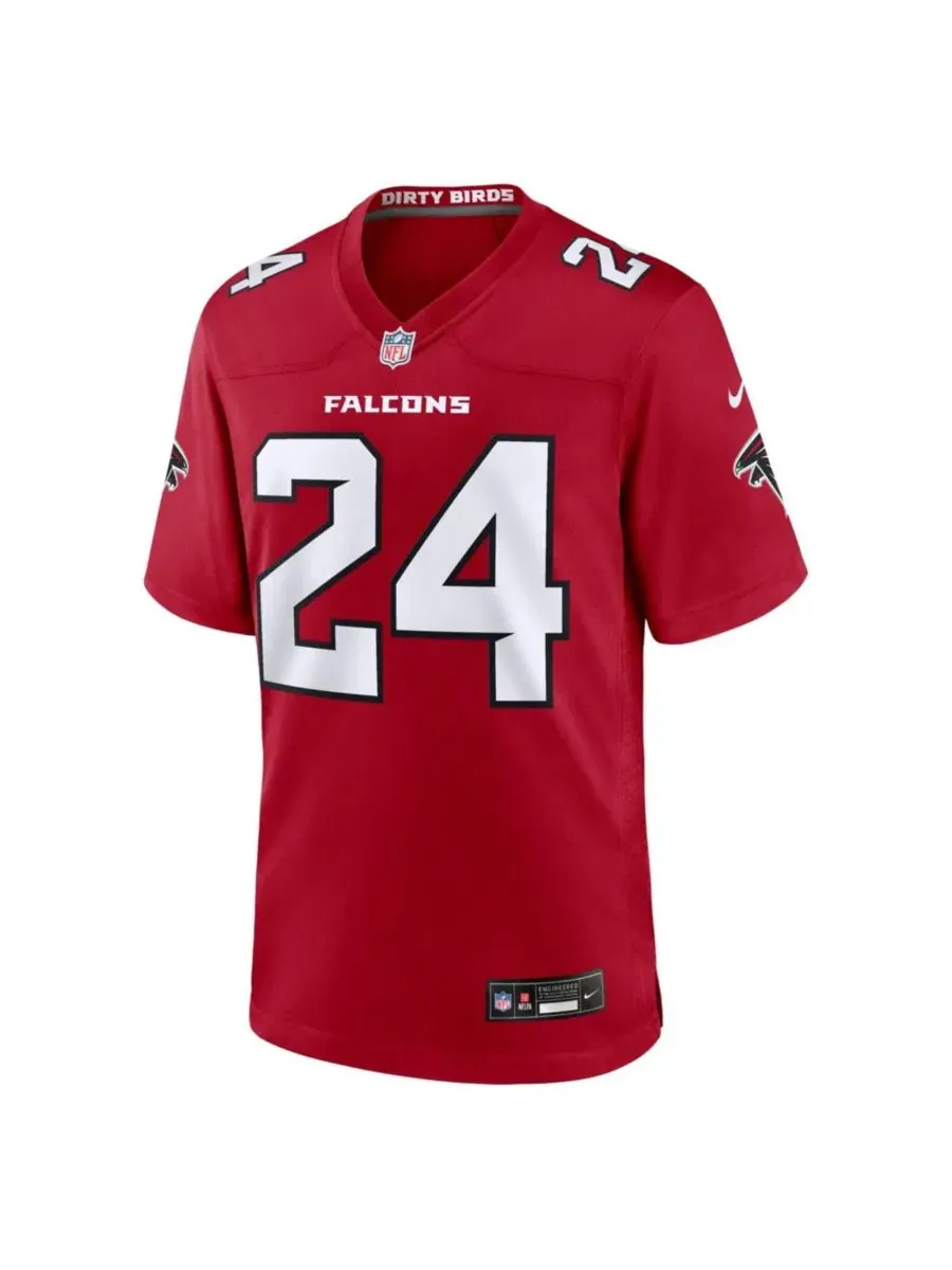 Игровая футболка A.J. Terrell Red Atlanta Falcons Game Jersey Nike — изображение 6 из 6, красный