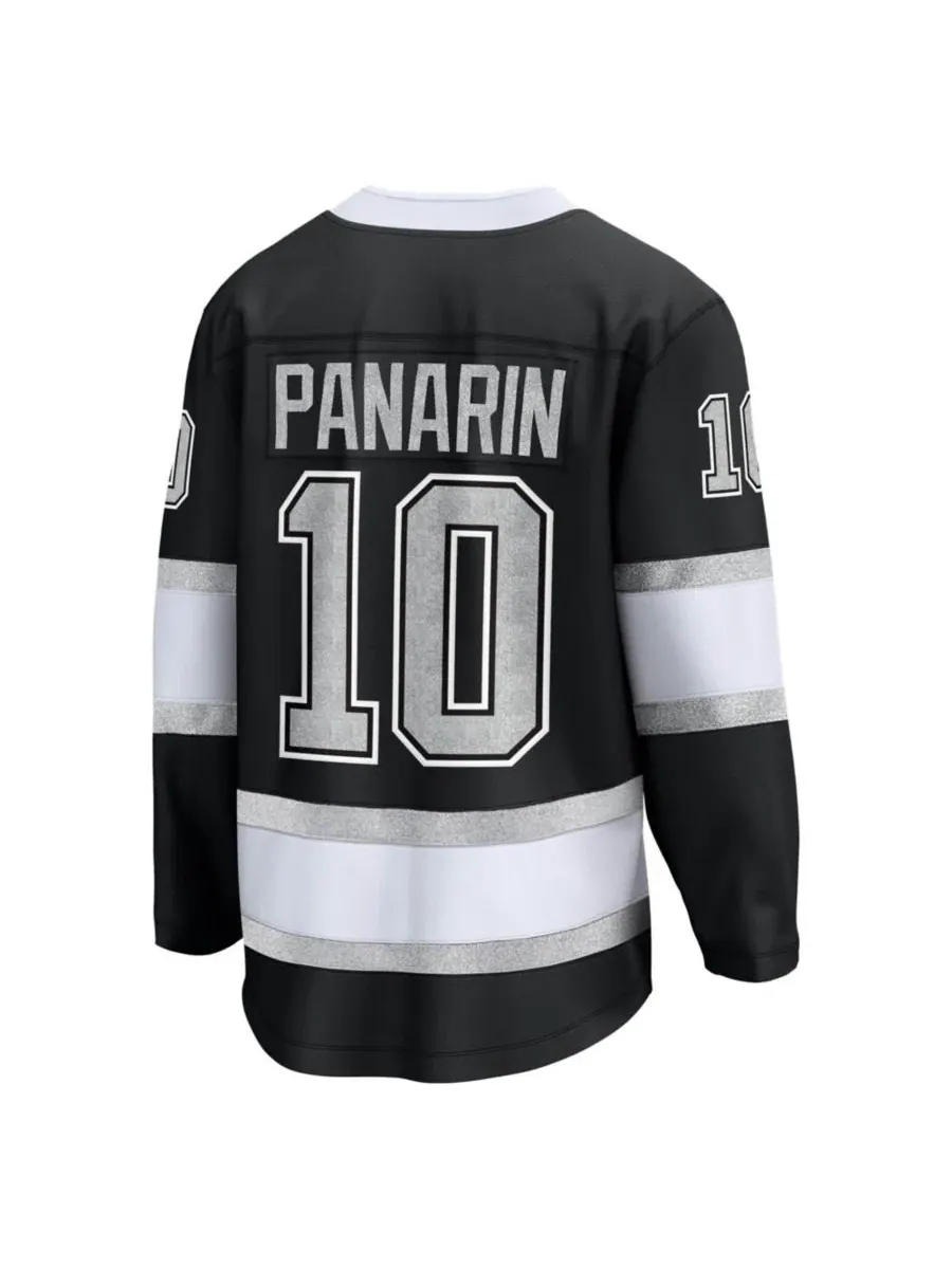 Мужская хоккейная джерси Artemi Panarin Los Angeles Kings Home Breakaway Fanatics — изображение 2 из 3, черный
