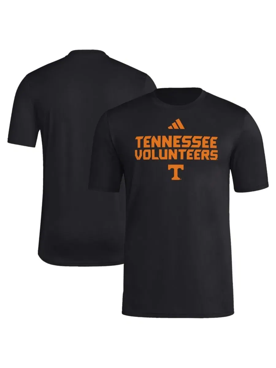 Футболка с коротким рукавом, с принтом, Tennessee Volunteers Wordmark Poly adidas