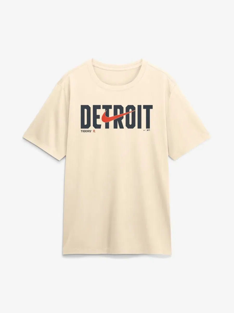 Футболка мужская с принтом Swoosh Legend Dri-FIT Nike — изображение 2 из 5, бежевый