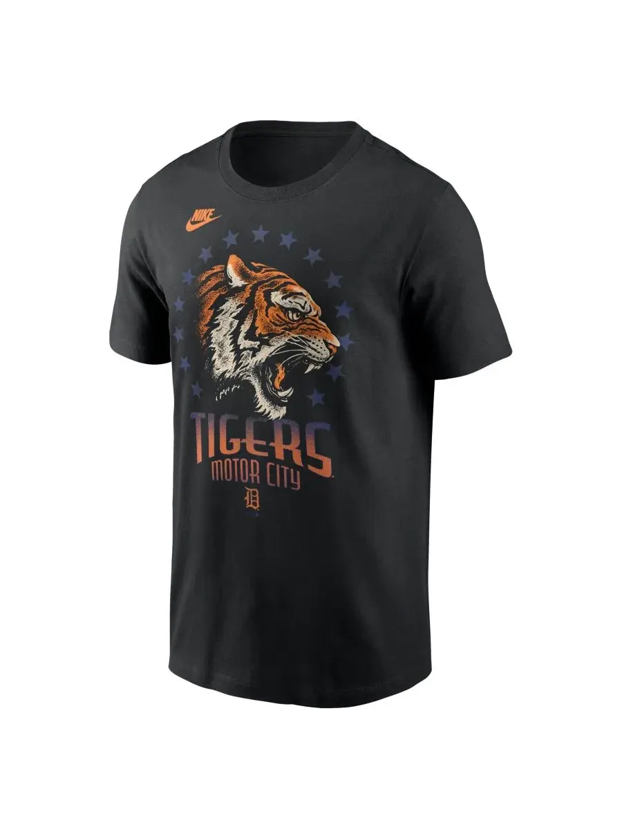 Футболка с коротким рукавом Detroit Tigers Local Nike — изображение 2 из 3, черный