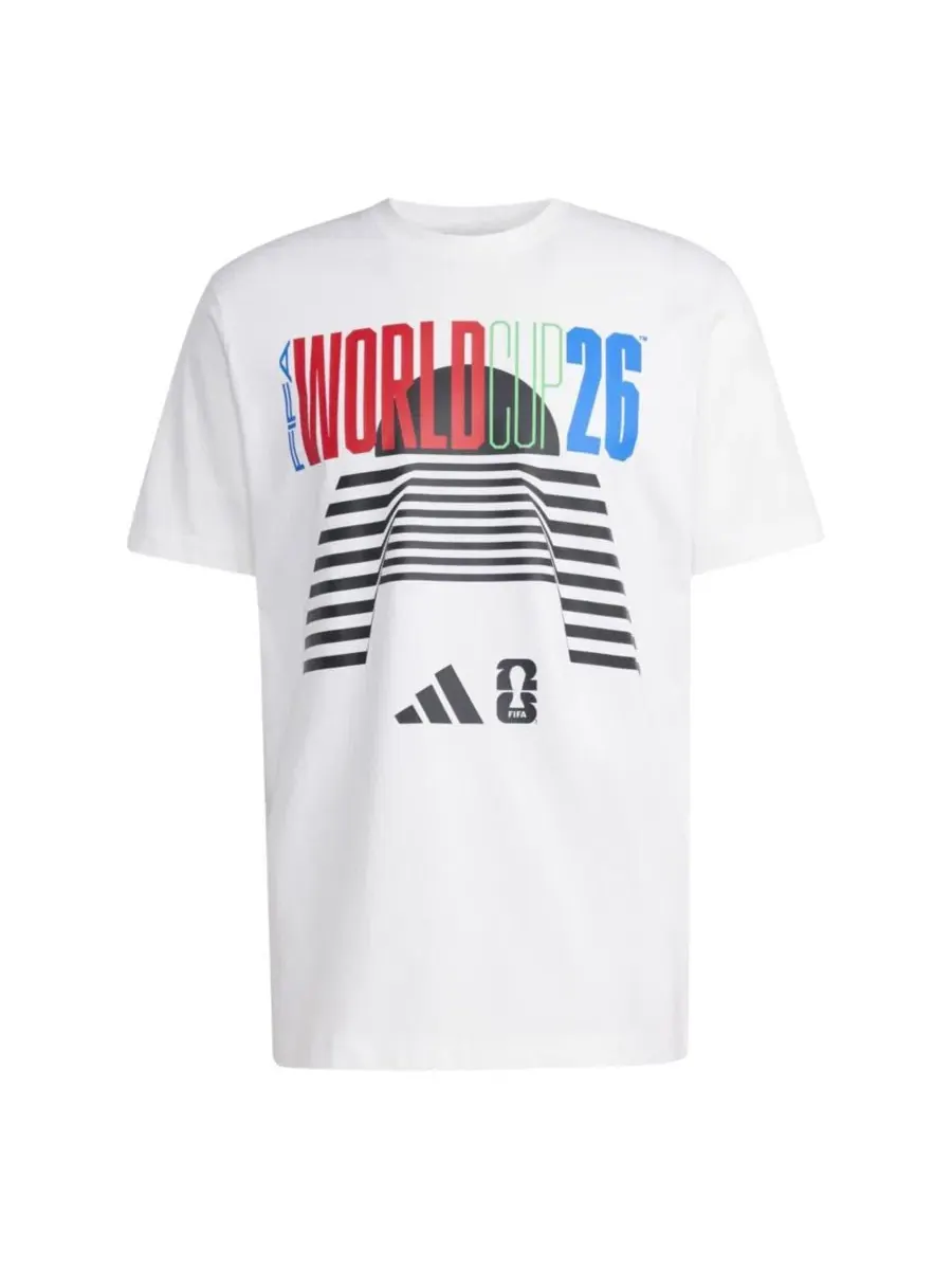 Футболка с принтом FIFA World Cup 2026 Tour adidas — изображение 3 из 5, белый