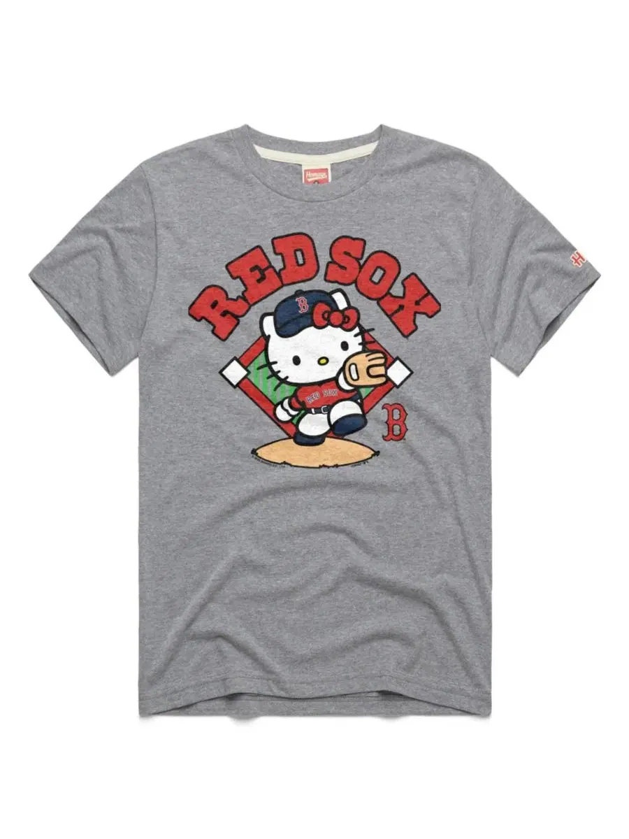 Футболка с коротким рукавом Hello Kitty Boston Red Sox Homage