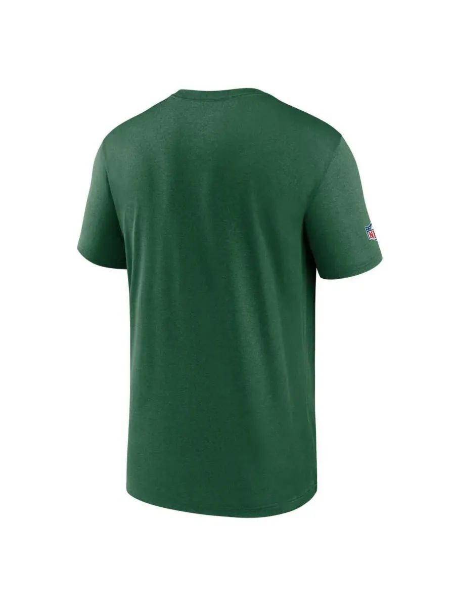 Nike Мужская зеленая футболка New York Jets Sideline Alt Pack Small Logo Legend Dri-FIT — изображение 3 из 3, зеленый