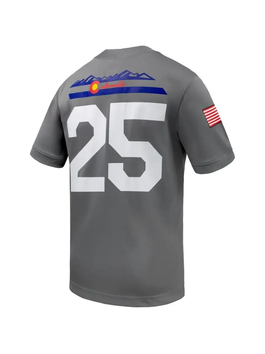 Nike Мужская серая футболка Air Force Falcons APLS Fighting Falcon Collection, размер 25 — изображение 3 из 3, серый
