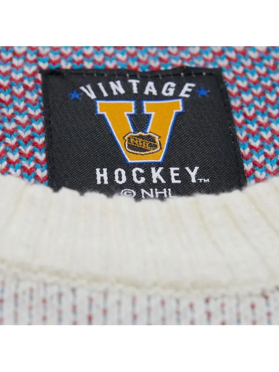 Mitchell & Ness Мужской кремовый свитер с ретро-логотипом New York Rangers, посвященный столетию — изображение 4 из 4