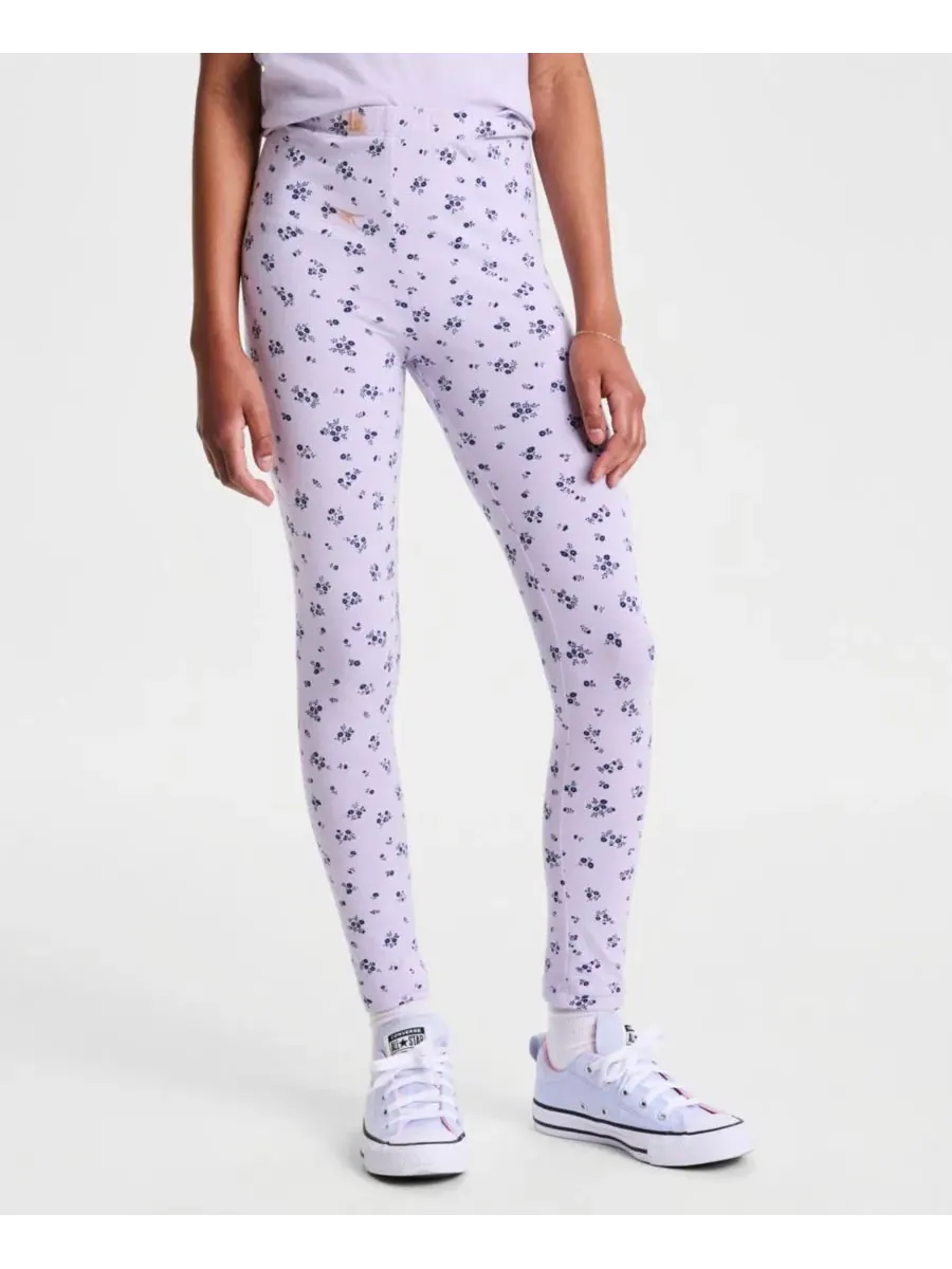 Леггинсы с принтом Femme Floral-Print Epic Threads, Orchid Rio