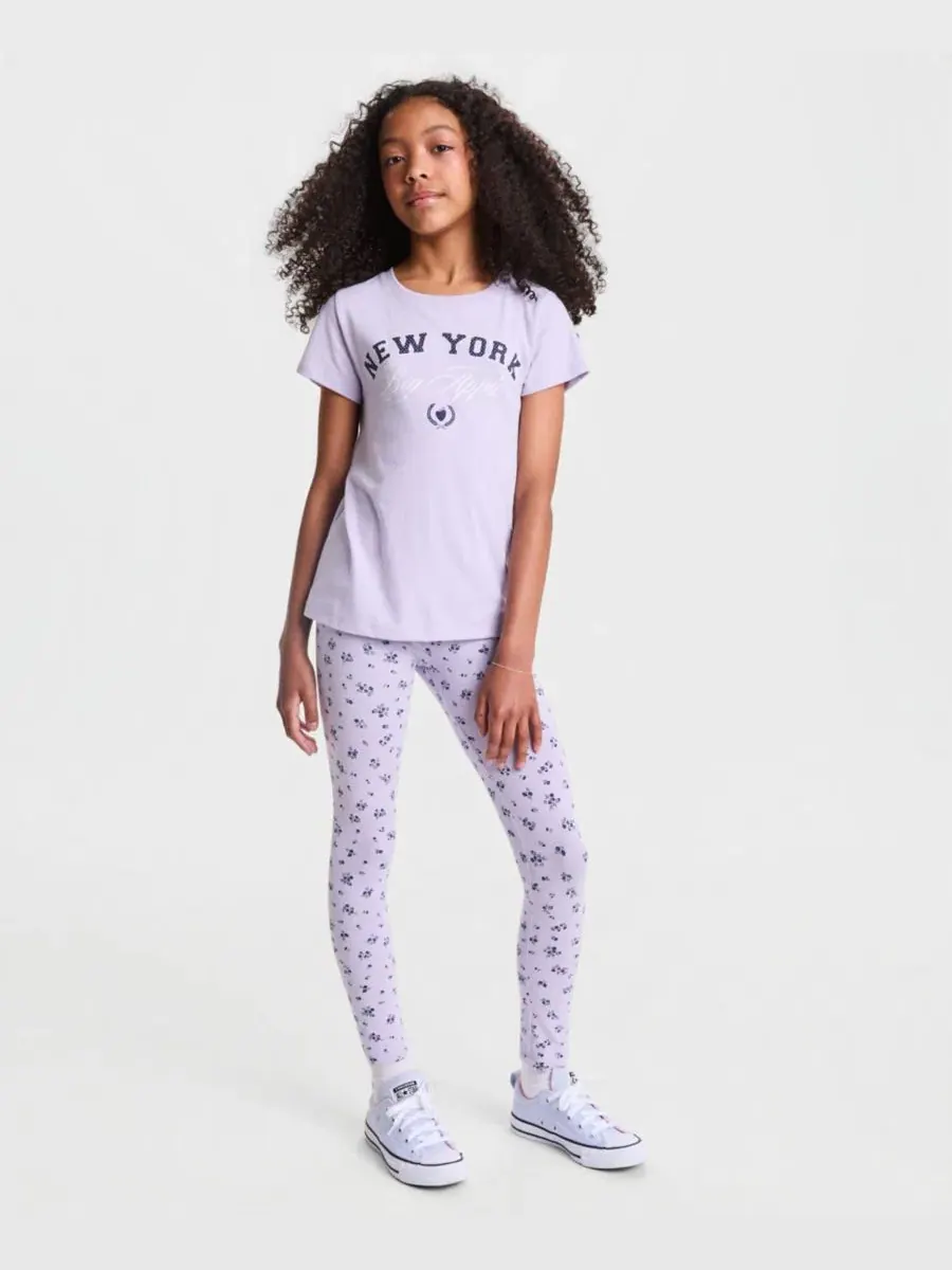 Леггинсы с принтом Femme Floral-Print Epic Threads, Orchid Rio — изображение 8 из 8