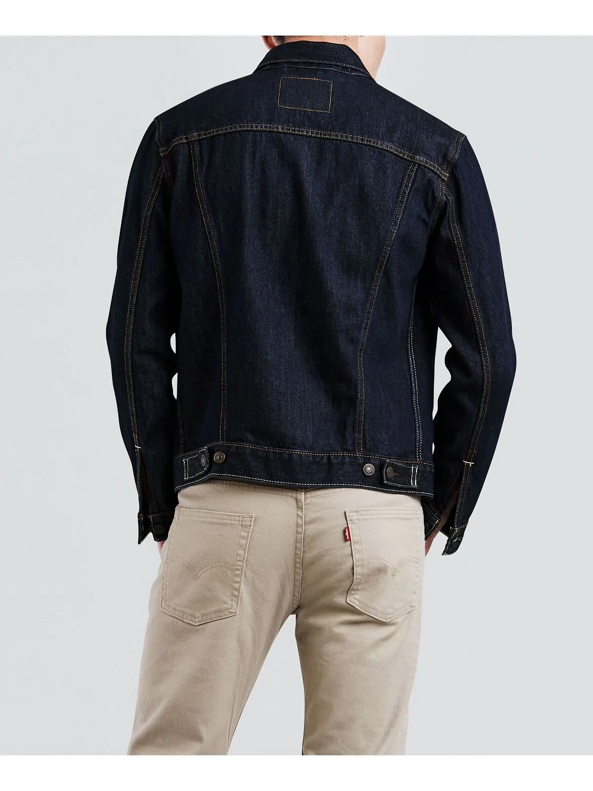 Куртка Levi's Regular Fit Non-Stretch Denim — изображение 2 из 4, выцветший