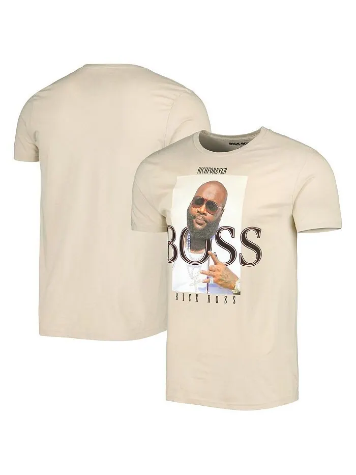 Мужская и женская футболка Tan Rick Ross с рисунком Philcos