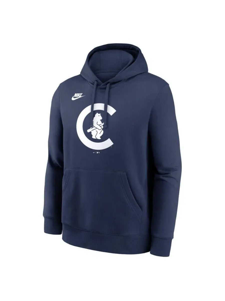 Худи с логотипом Cooperstown Collection Logo Club Nike — изображение 4 из 4, темно-синий