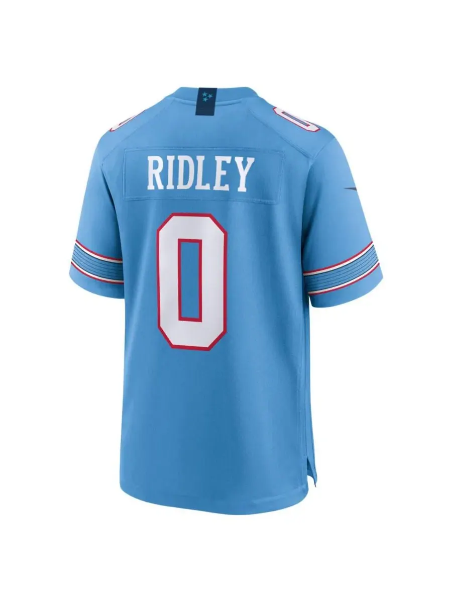 Игровая футболка Calvin Ridley Light Blue Tennessee Titans Game Nike — изображение 3 из 3, светлый синий