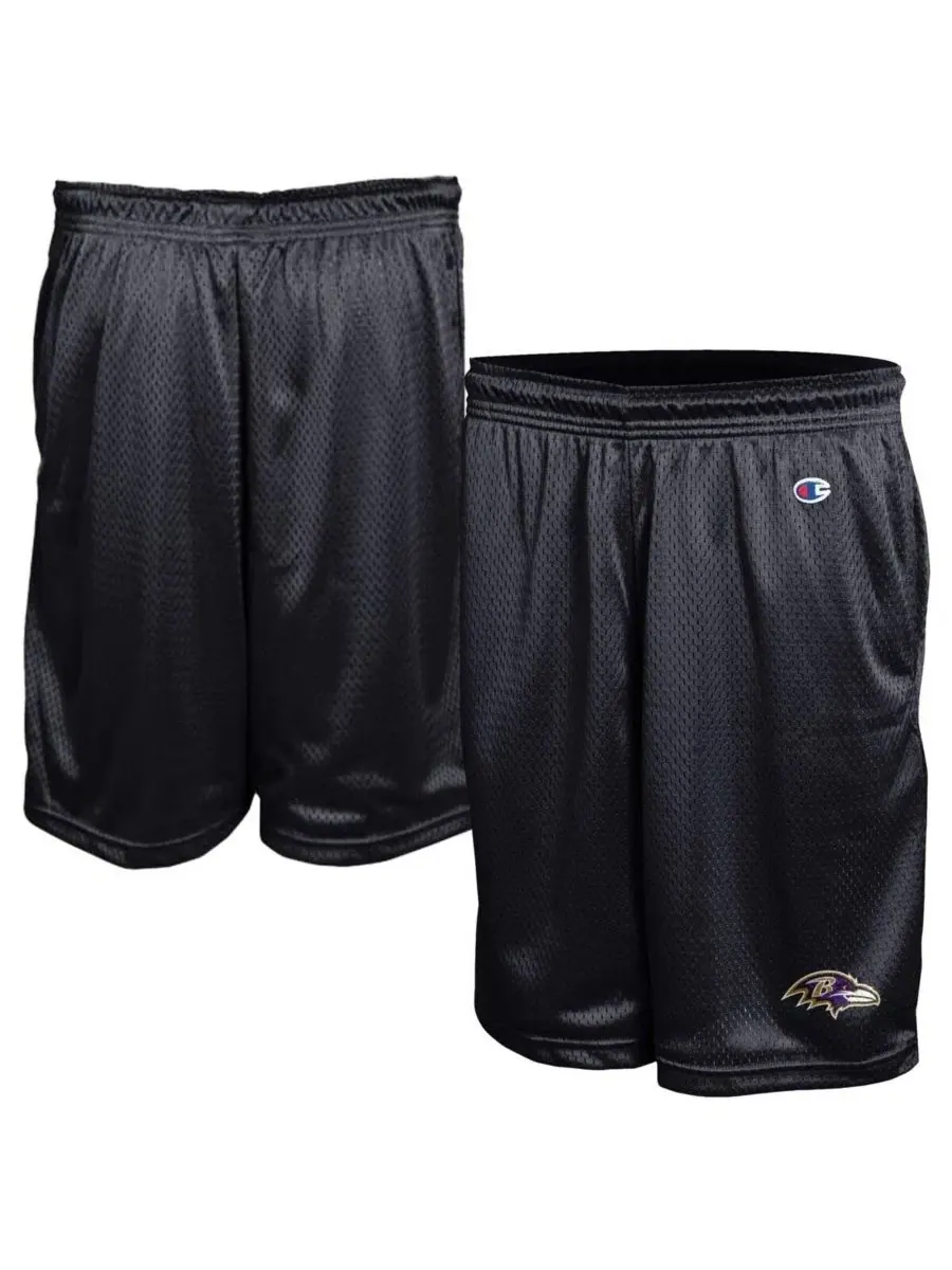 Мужские шорты из сетки с принтом Baltimore Ravens Classic Mesh Champion