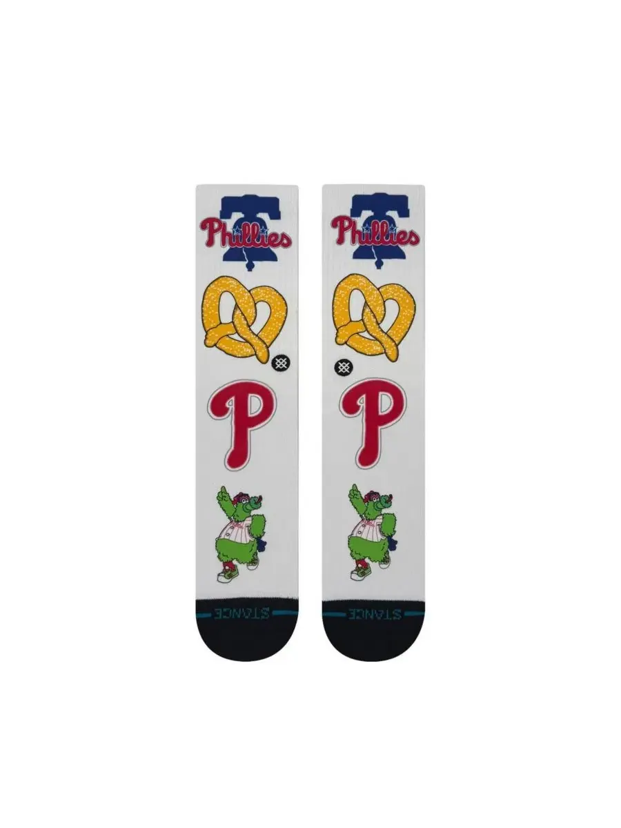 Носки с принтом Philadelphia Phillies Stance, Local Tri-Blend Crew — изображение 3 из 3, нет цвета