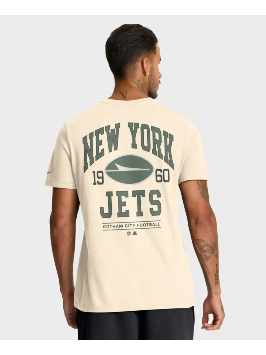 Футболка с коротким рукавом New York Jets Freestyle Essential Nike — изображение 5 из 5, прозрачный