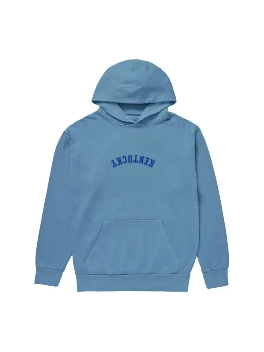 Худи оверсайз с вышивкой Kentucky Wildcats Upside Down Uscape Apparel — изображение 2 из 2, светлый синий