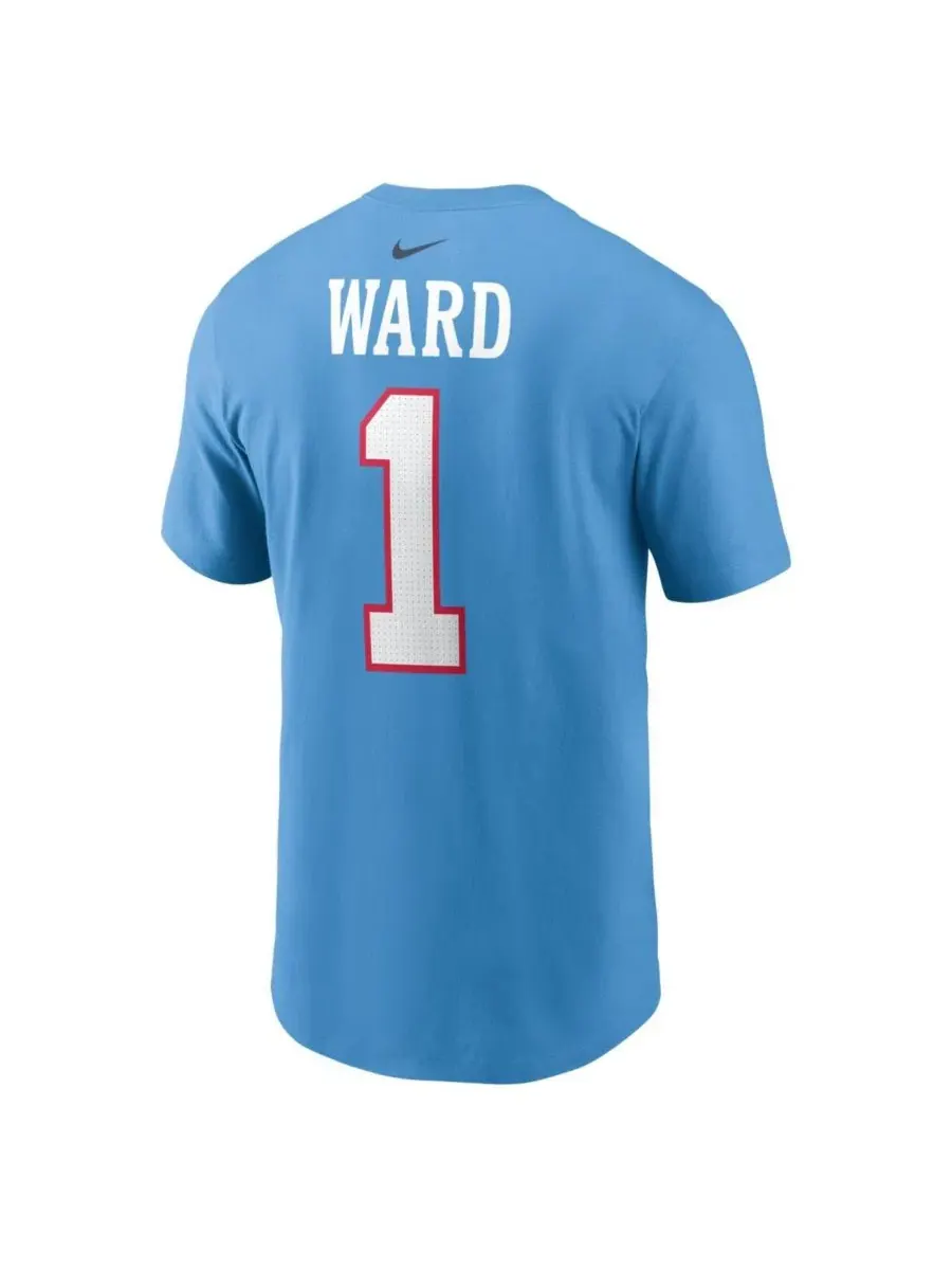 Футболка с длинным рукавом Cameron Ward Name Number Nike — изображение 3 из 3, светлый синий