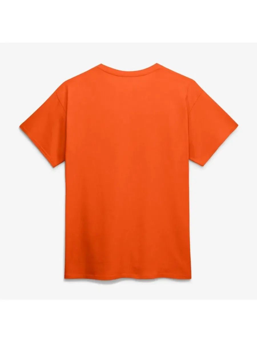 Футболка с принтом Wordmark Logo Athletic — изображение 2 из 2, оранжевый