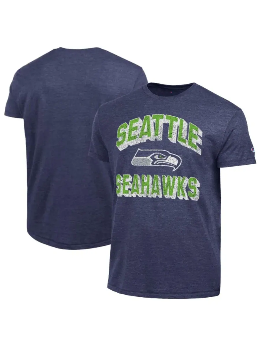 Футболка с принтом Seattle Seahawks Champion Ultimate Tri-Blend