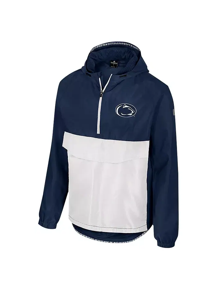 Мужская синяя анорак-полузипка Penn State Nittany Lions Reloaded Colosseum — изображение 3 из 3