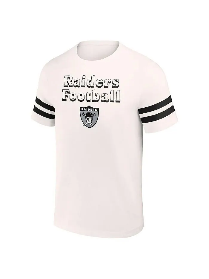Мужская футболка NFL x Darius Rucker Collection от Cream Las Vegas Raiders в винтажном стиле — изображение 2 из 2, бежевый