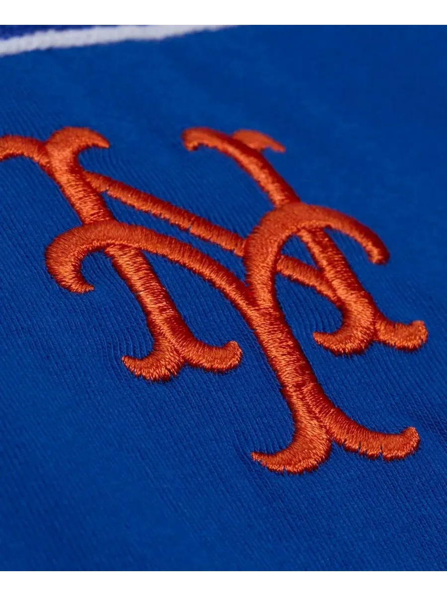 Футболка-поло с вышивкой Wild Pitch Ringer Mitchell & Ness — изображение 3 из 5, королевский