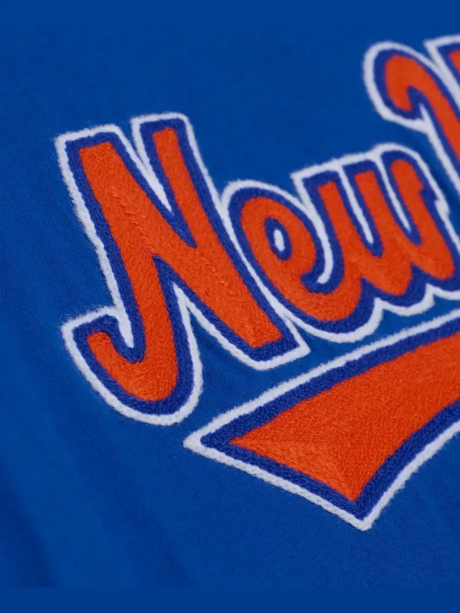 Футболка-поло с вышивкой Wild Pitch Ringer Mitchell & Ness — изображение 5 из 5, королевский