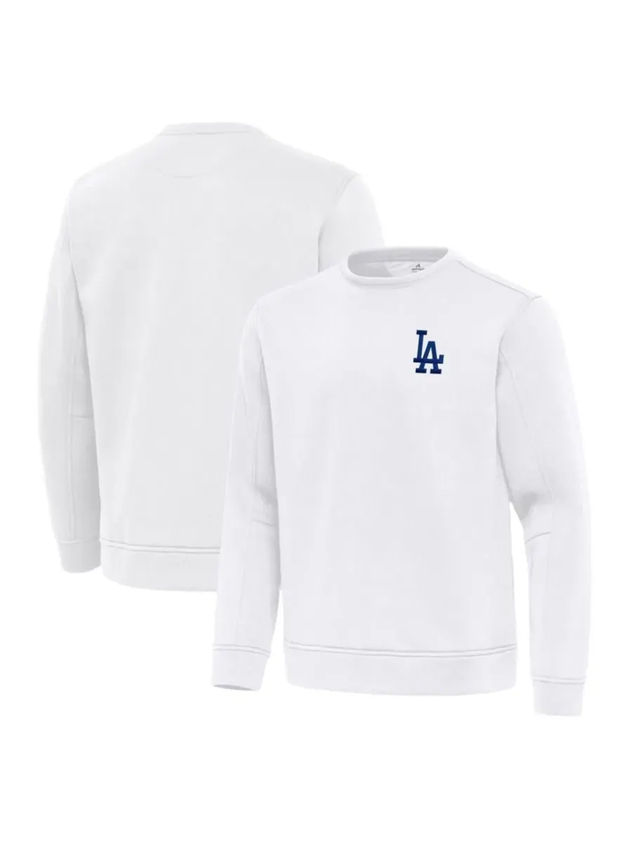 Свитшот с длинным рукавом Los Angeles Dodgers Relevant Lightweight Pullover Antigua