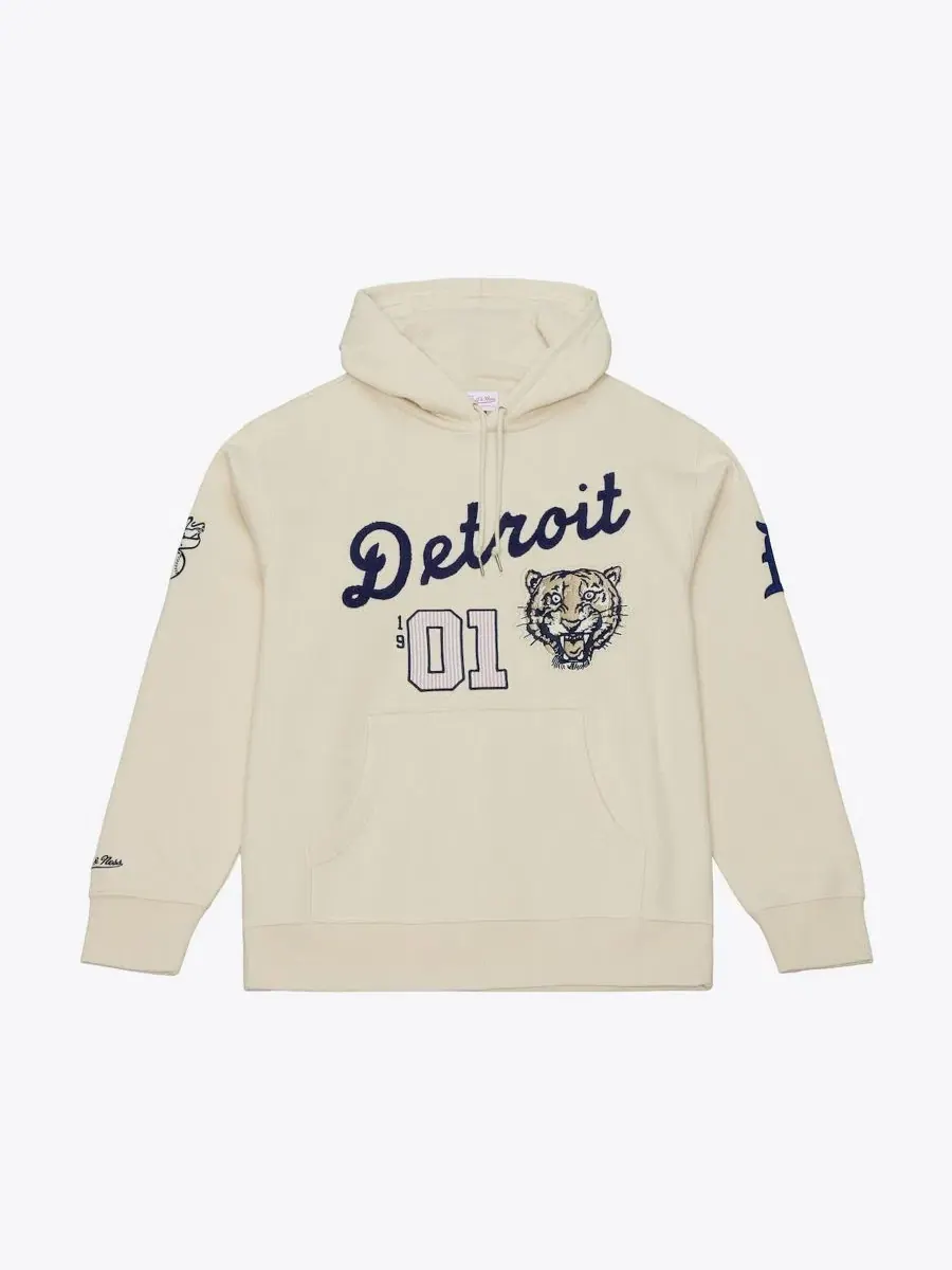 Худи с вышивкой Yacht Rock Detroit Tigers Mitchell & Ness