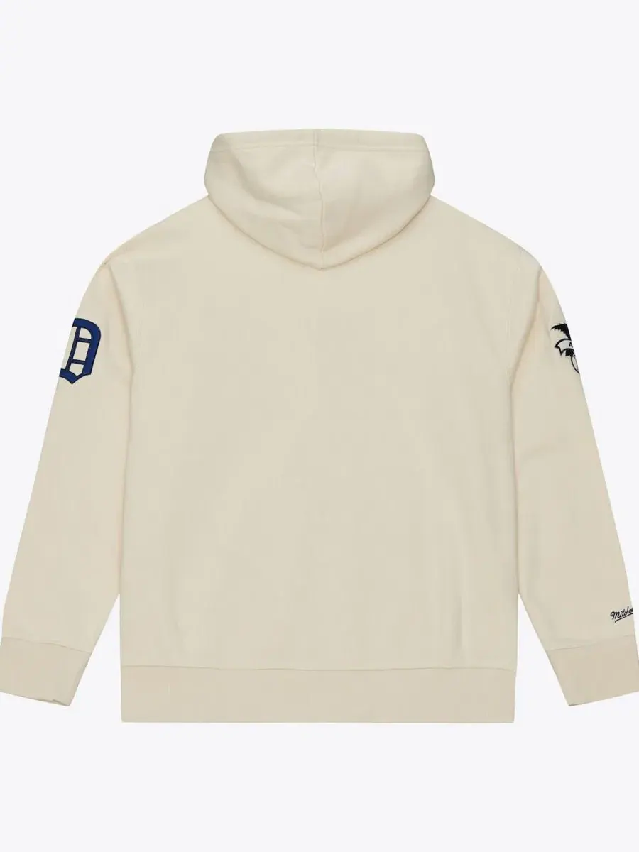 Худи с вышивкой Yacht Rock Detroit Tigers Mitchell & Ness — изображение 6 из 6, бежевый