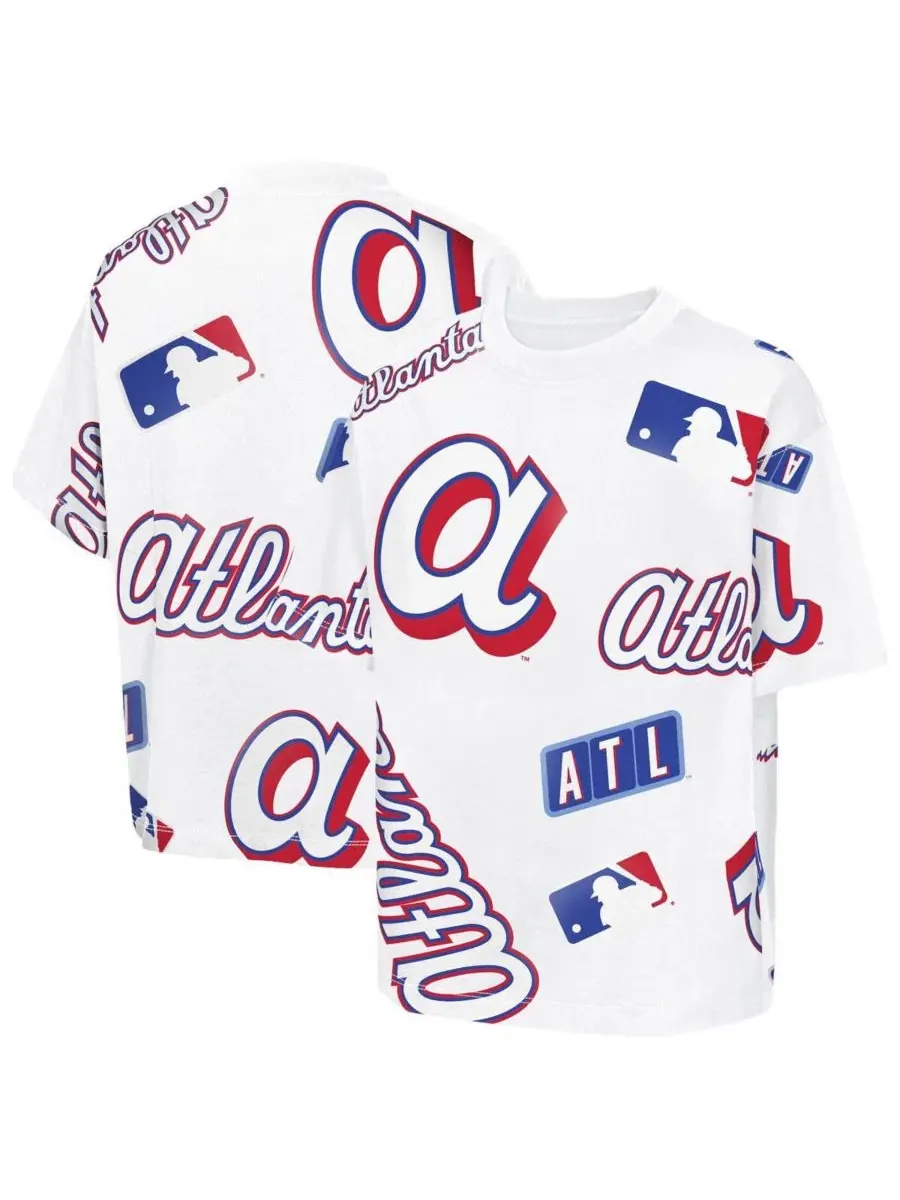 Футболка с принтом Atlanta Braves 2026 City Connect Circus Catch Outerstuff