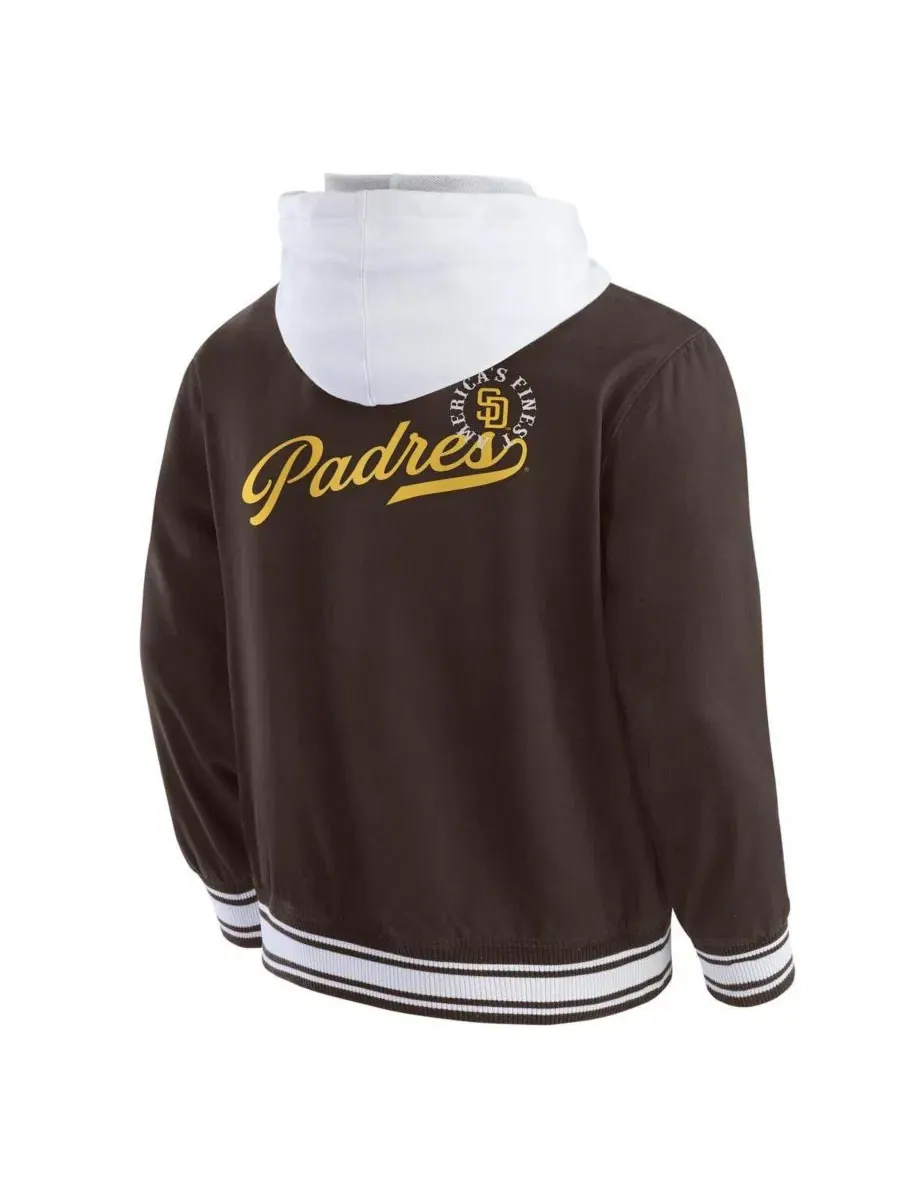 Куртка с капюшоном Full-Snap Darius Rucker Collection by Fanatics — изображение 3 из 3, коричневый