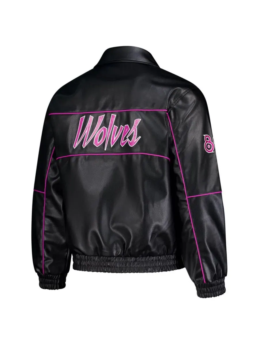 Куртка Minnesota Timberwolves City Edition с принтом The Wild Collective — изображение 3 из 4, черный