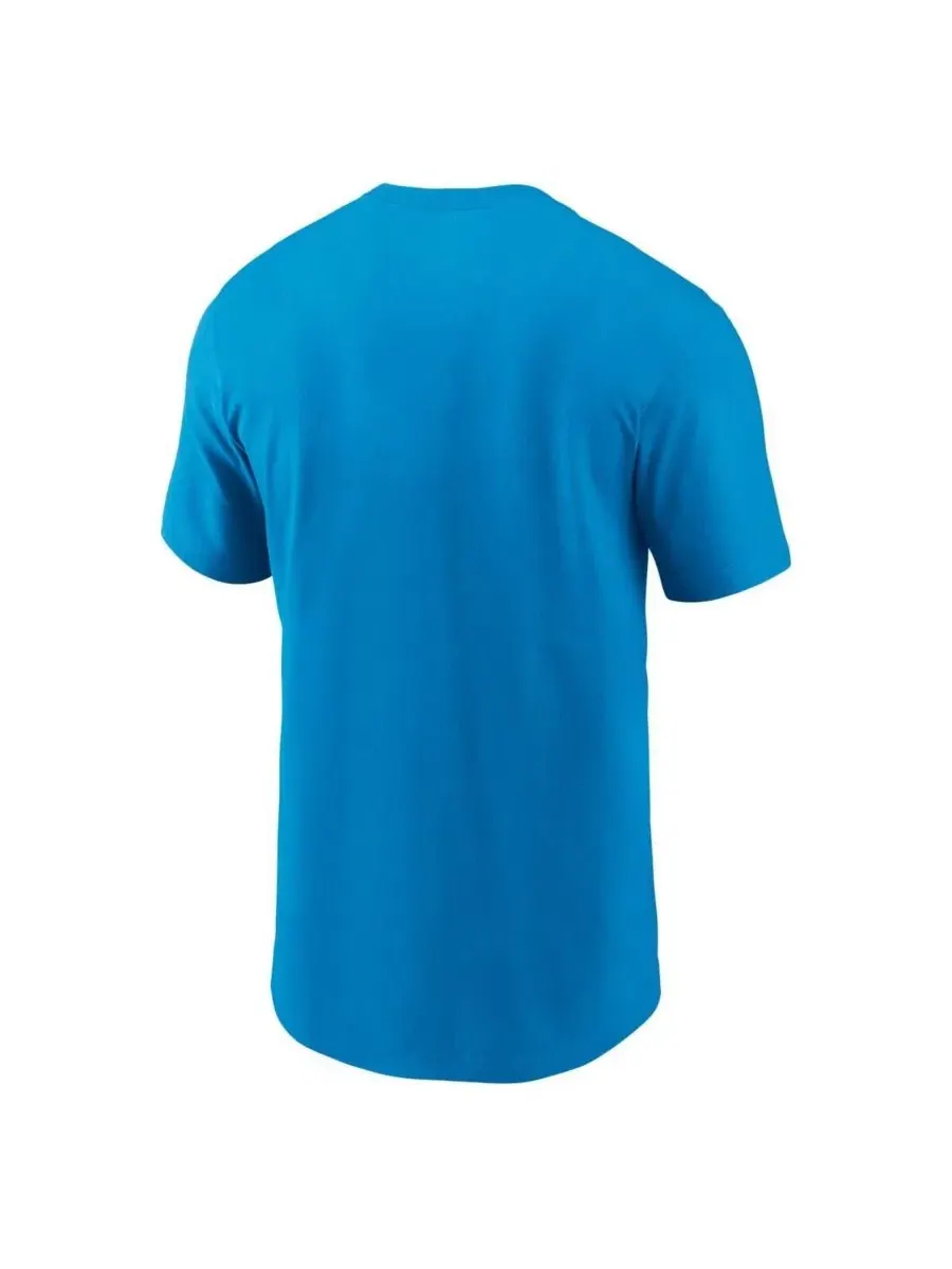 Футболка с коротким рукавом Dri-FIT Carolina Panthers Nike — изображение 3 из 3, синий