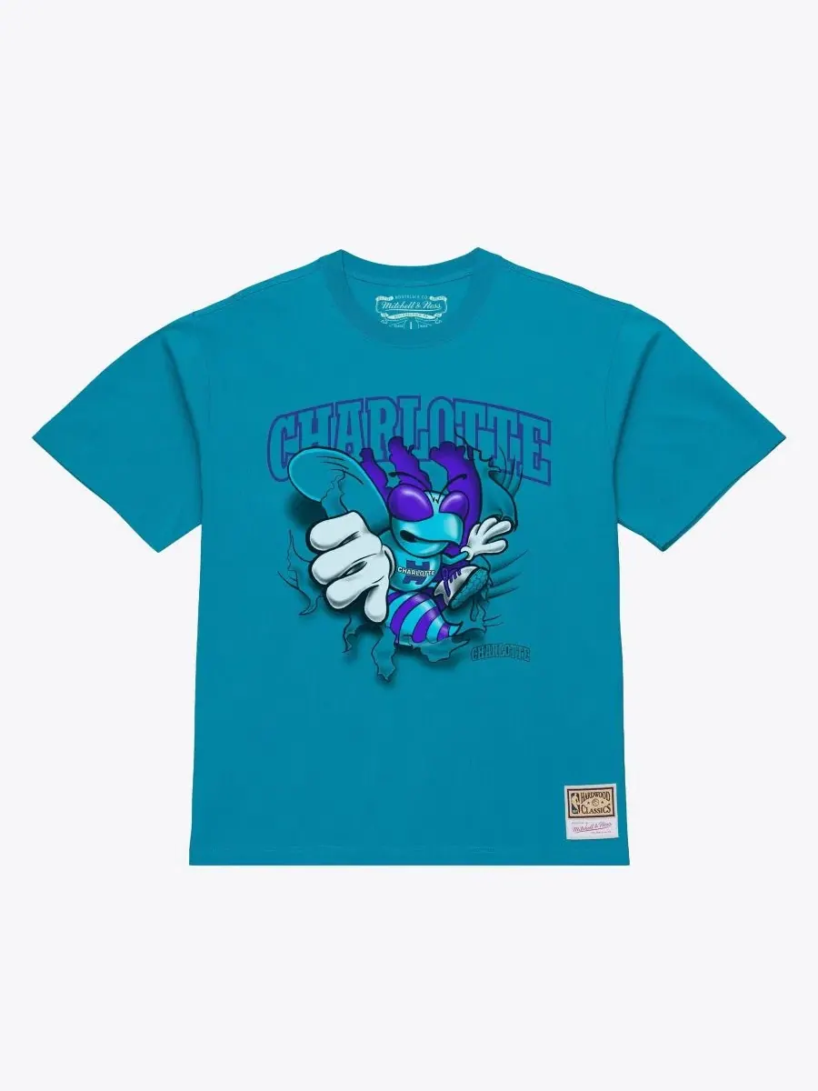 Футболка с принтом Breakthrough Mitchell & Ness — изображение 2 из 3, бирюзовый