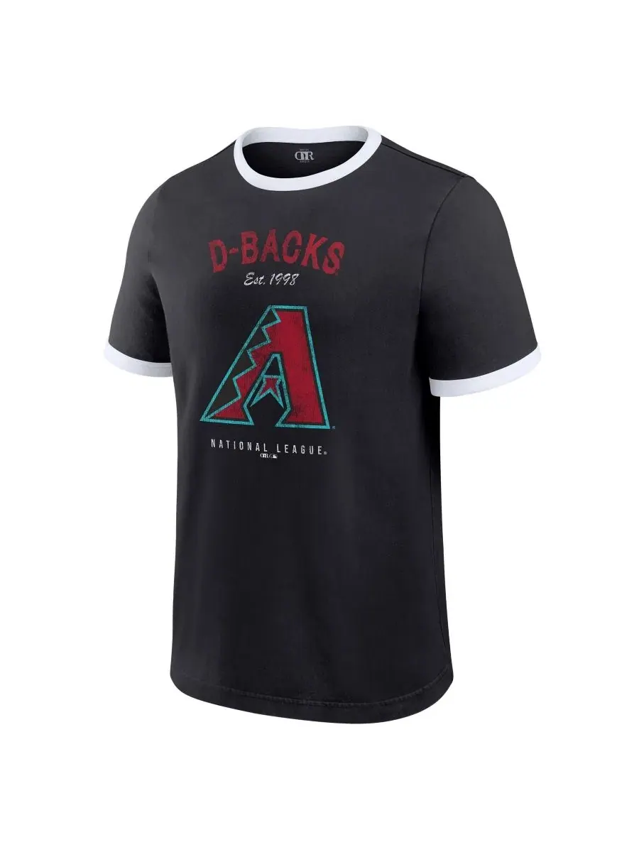 Футболка с принтом Washed Ringer Darius Rucker Collection By Fanatics — изображение 2 из 5, черный