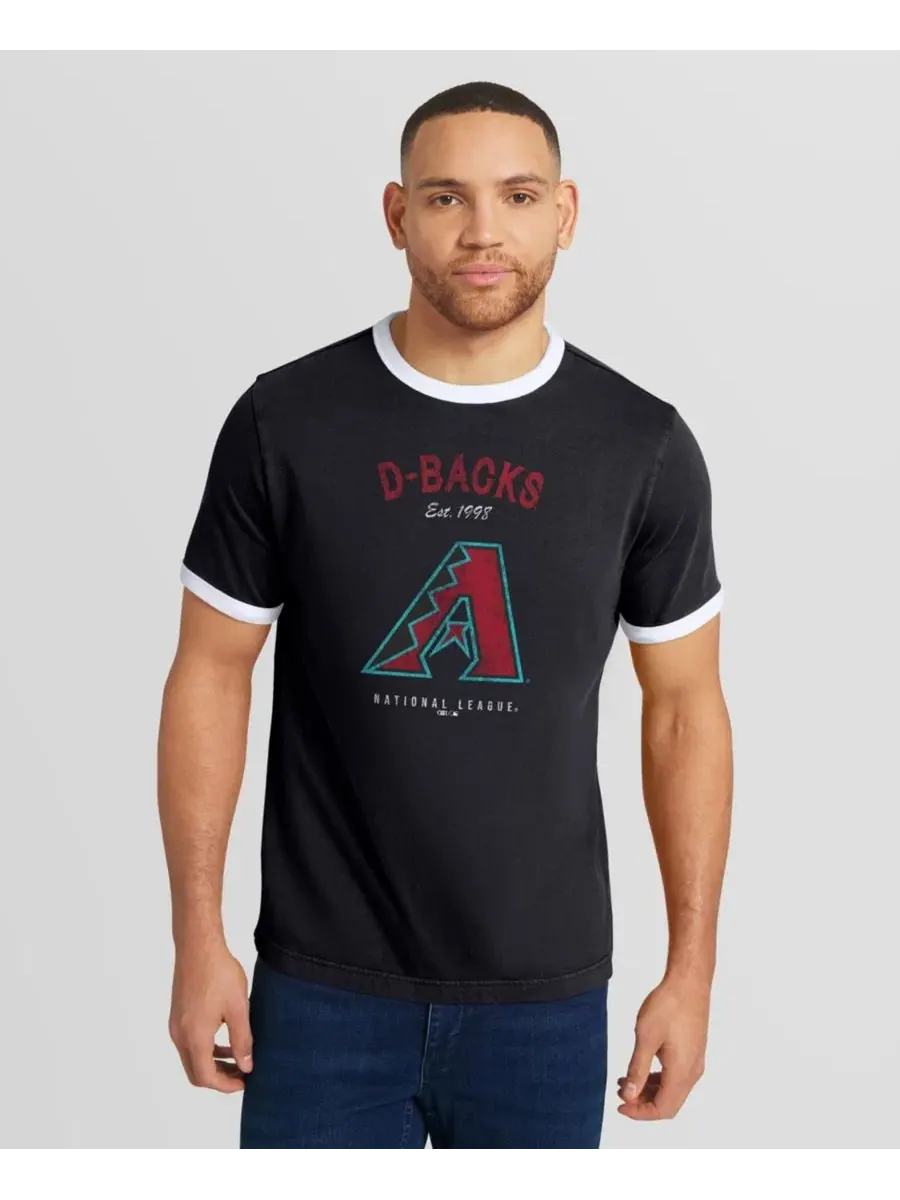 Футболка с принтом Washed Ringer Darius Rucker Collection By Fanatics — изображение 4 из 5, черный