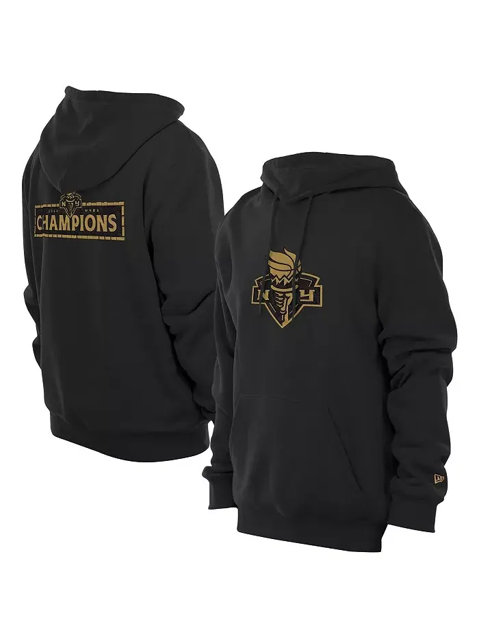 Мужская черная толстовка New York Liberty Champions Premium с капюшоном New Era — изображение 1 из 3