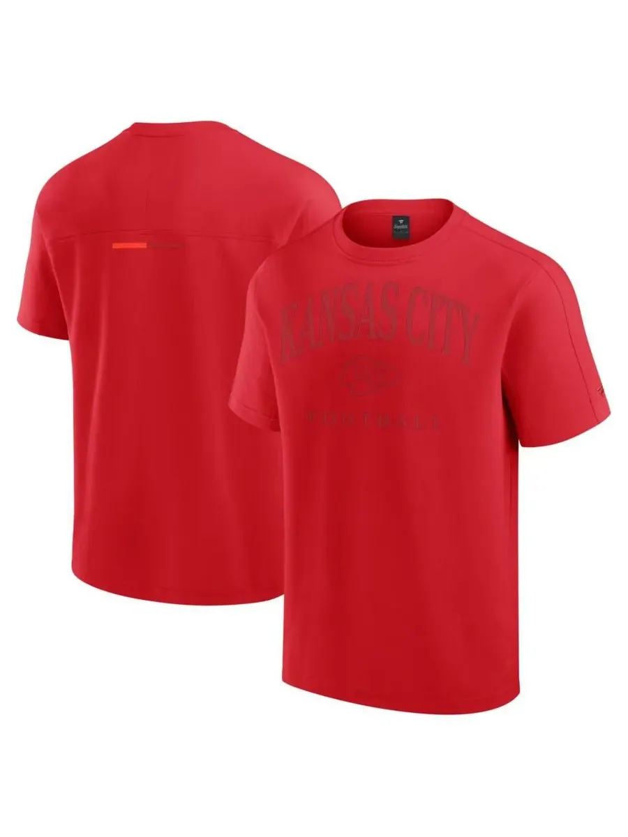 Fanatics Мужская и женская красная футболка Kansas City Chiefs Elements Flex Tri-Blend