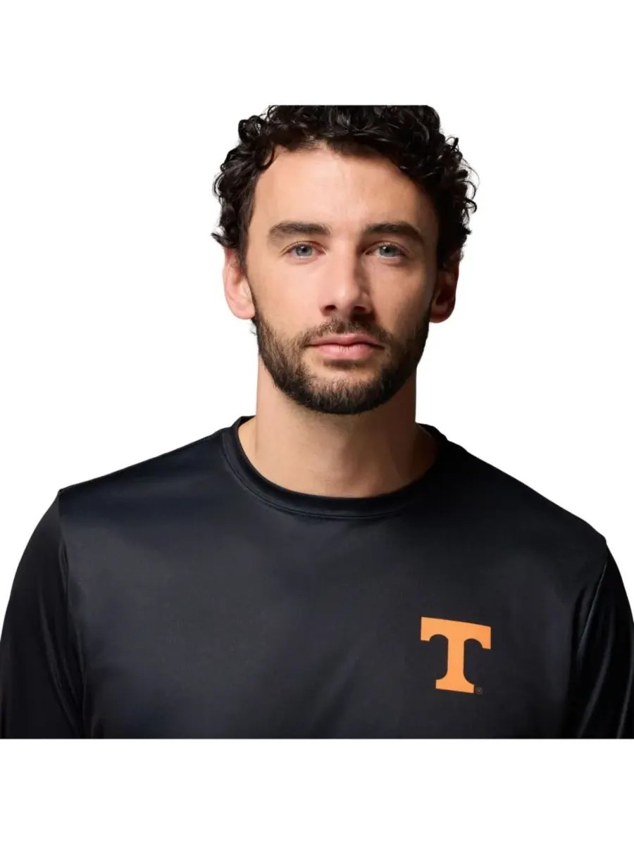 Columbia Мужская черная футболка с длинным рукавом Tennessee Volunteers PHG Terminal Shot 3-Hit — изображение 5 из 5, черный