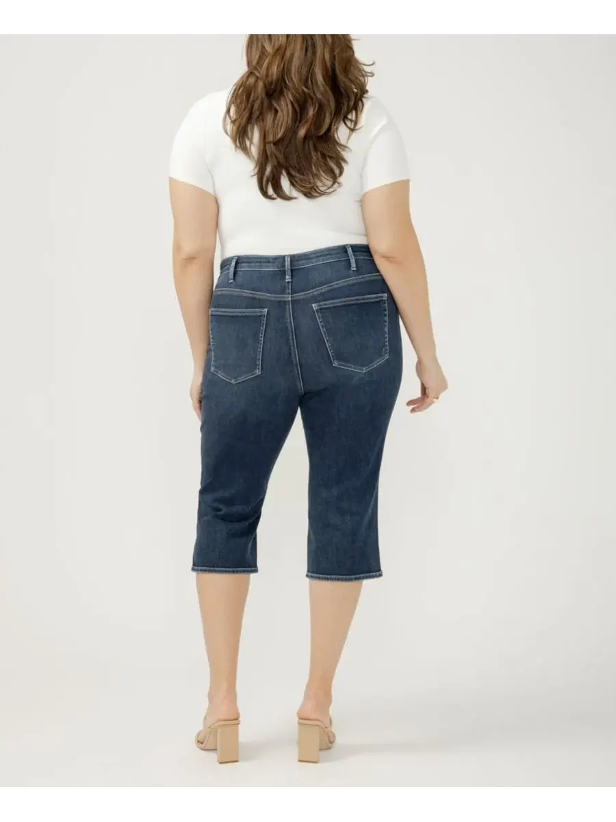 Джинсы-капри Isbister с высокой посадкой больших размеров Silver Jeans Co. — изображение 5 из 7