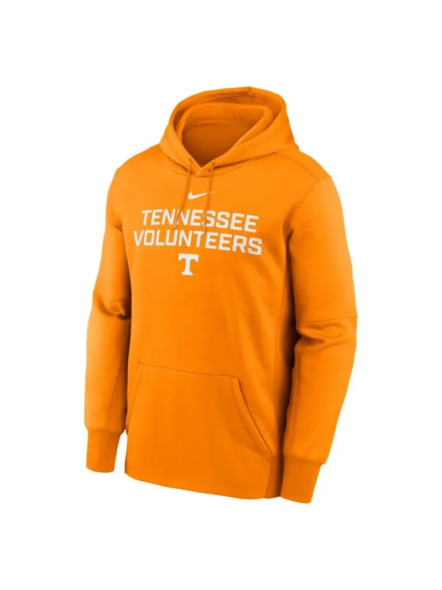 Nike Мужская толстовка с капюшоном Tennessee Orange Tennessee Volunteers Team Stacked Performance — изображение 2 из 3
