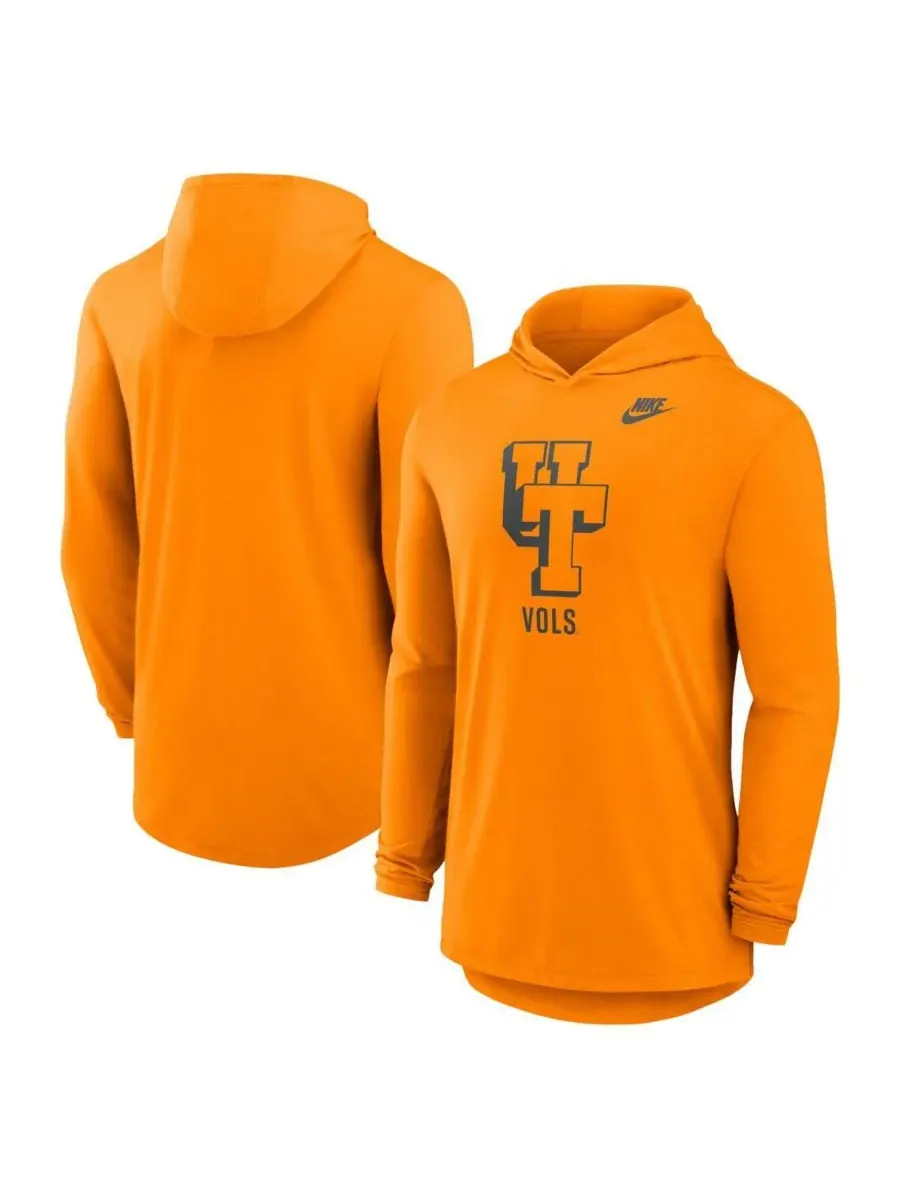 Nike Мужская футболка с длинным рукавом Tennessee Orange Tennessee Volunteers Legacy Tri-Blend