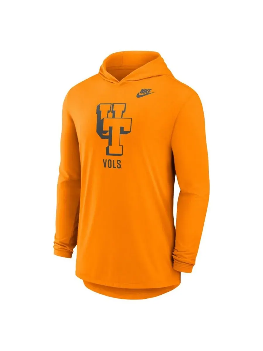 Nike Мужская футболка с длинным рукавом Tennessee Orange Tennessee Volunteers Legacy Tri-Blend — изображение 2 из 3