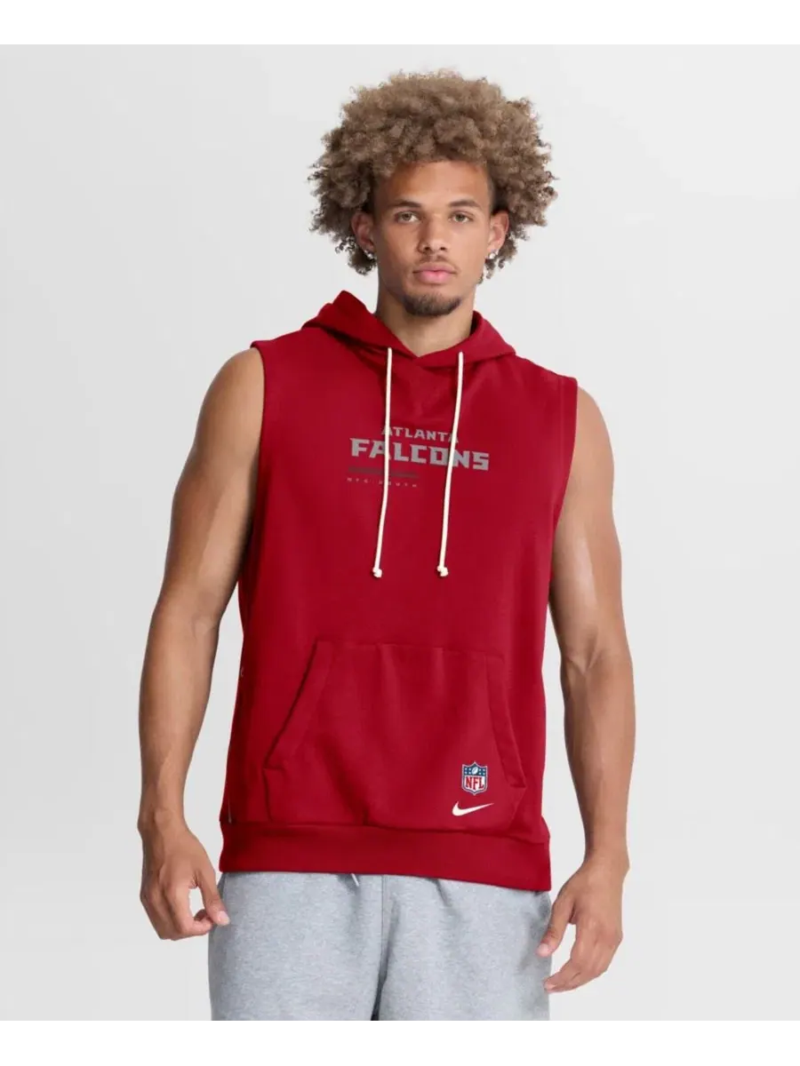 Безрукавка с капюшоном Nike Atlanta Falcons Sideline Standard Issue Dri-FIT