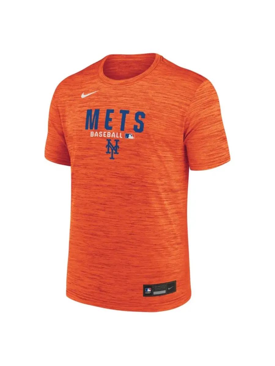 Футболка с длинным рукавом Dri-FIT с принтом Authentic Collection Velocity Nike — изображение 2 из 5, оранжевый