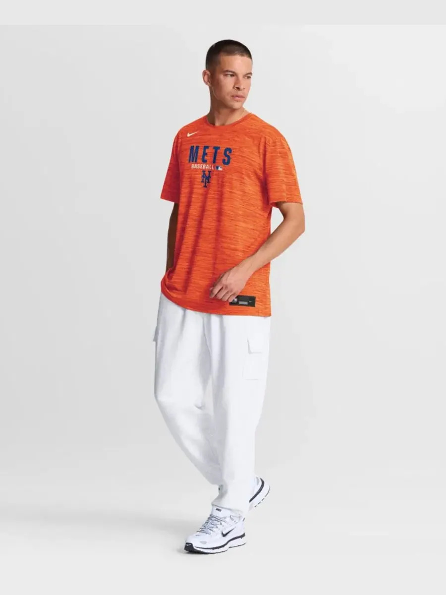 Футболка с длинным рукавом Dri-FIT с принтом Authentic Collection Velocity Nike — изображение 3 из 5, оранжевый